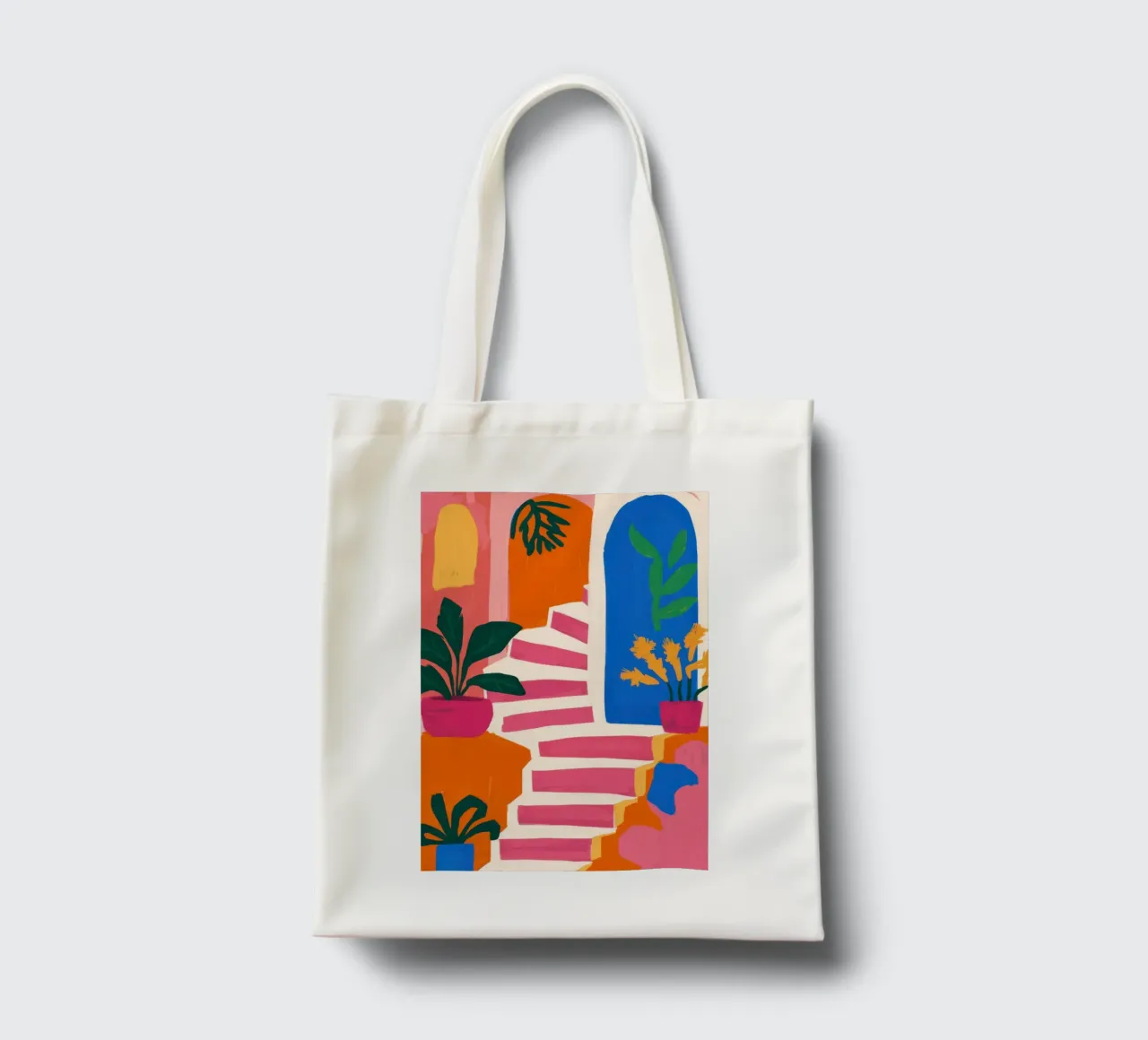 Scala per un paradiso verde borsa in juta da Ink Pulse