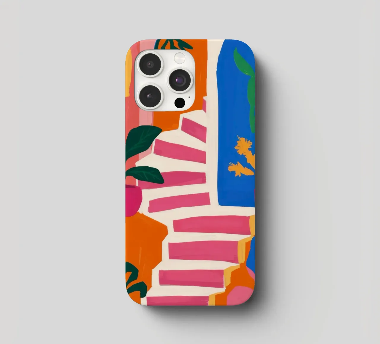 Scala per un paradiso verde cover iphone da Ink Pulse