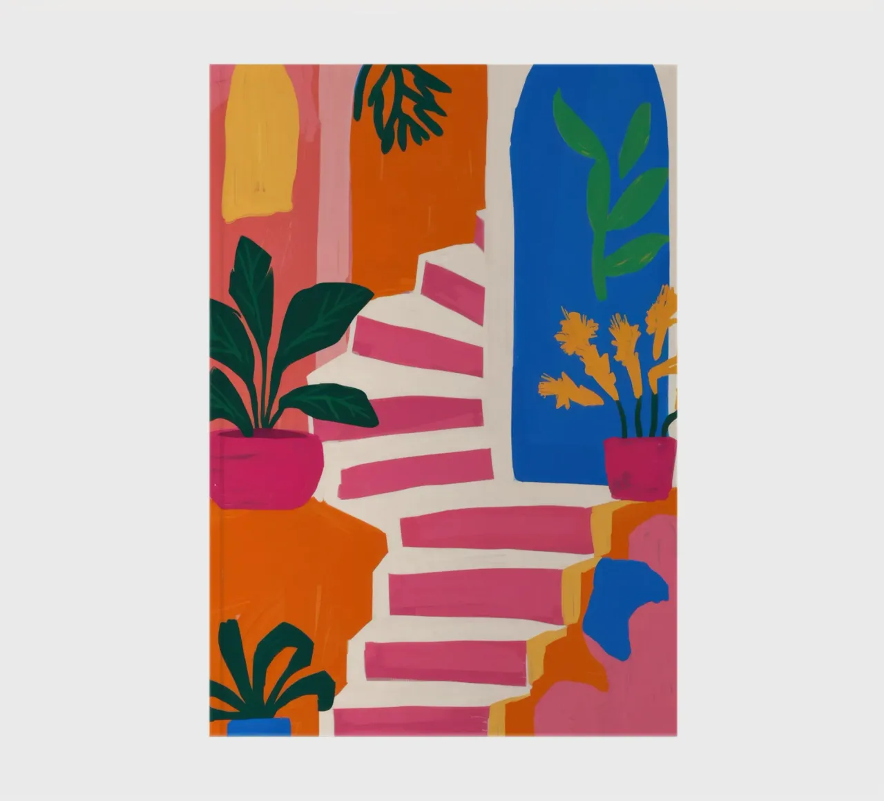 Scala per un paradiso verde diario da Ink Pulse