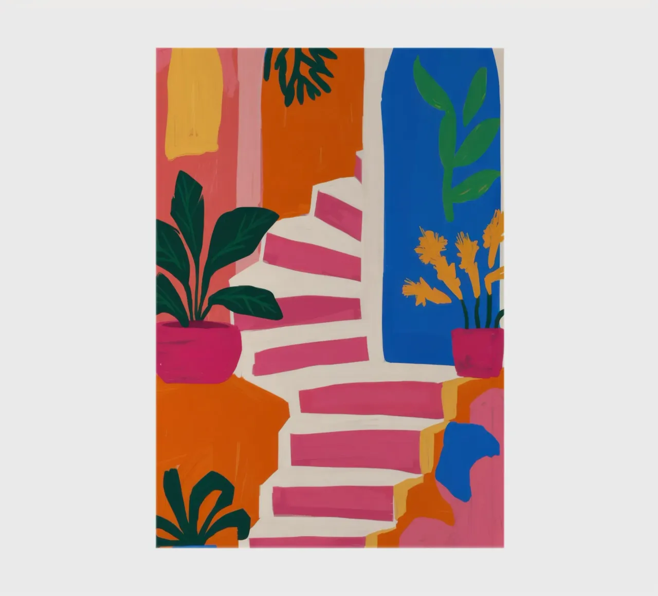 Scala per un paradiso verde diario da Ink Pulse