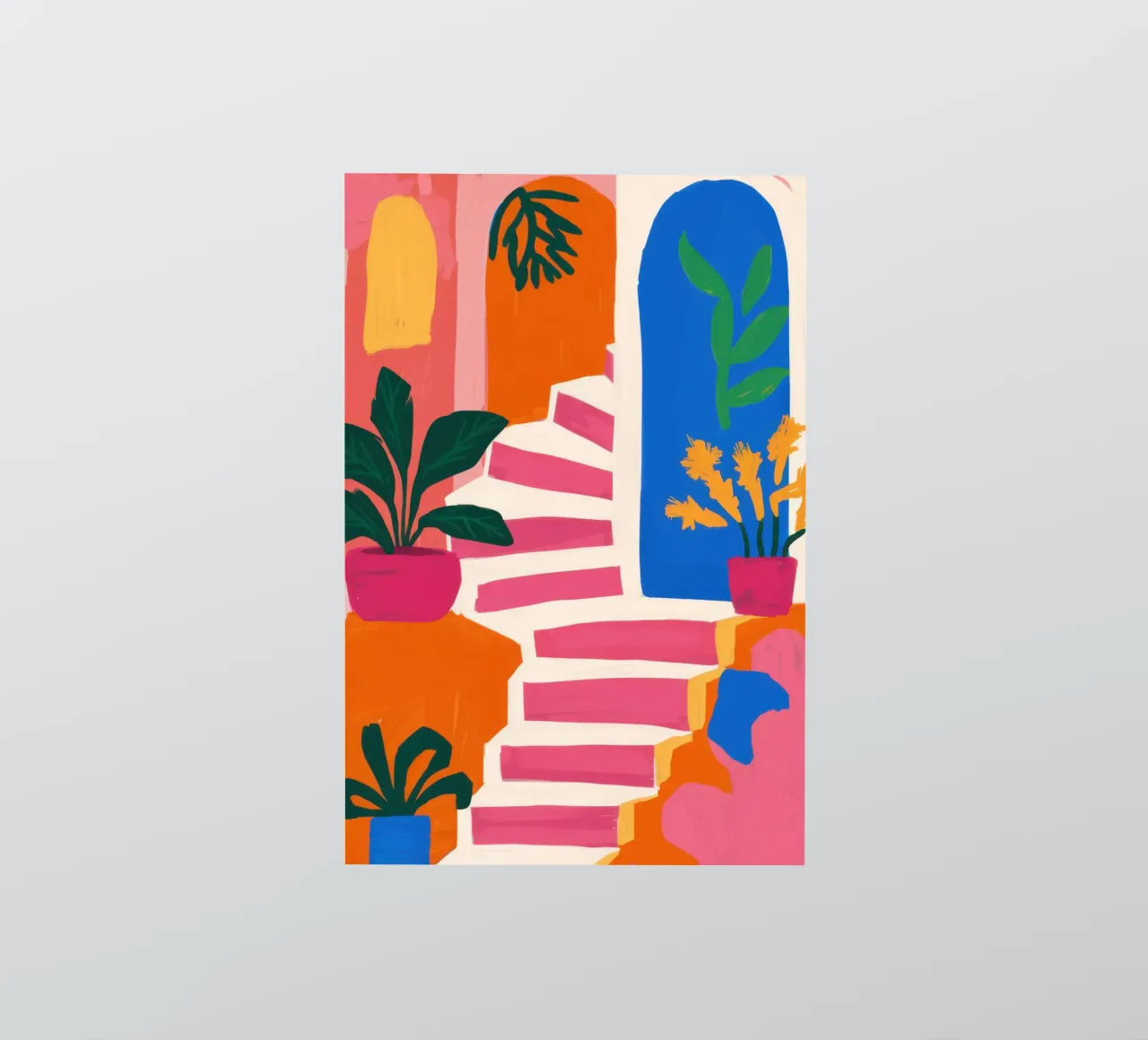 Scala per un paradiso verde adesivo da Ink Pulse