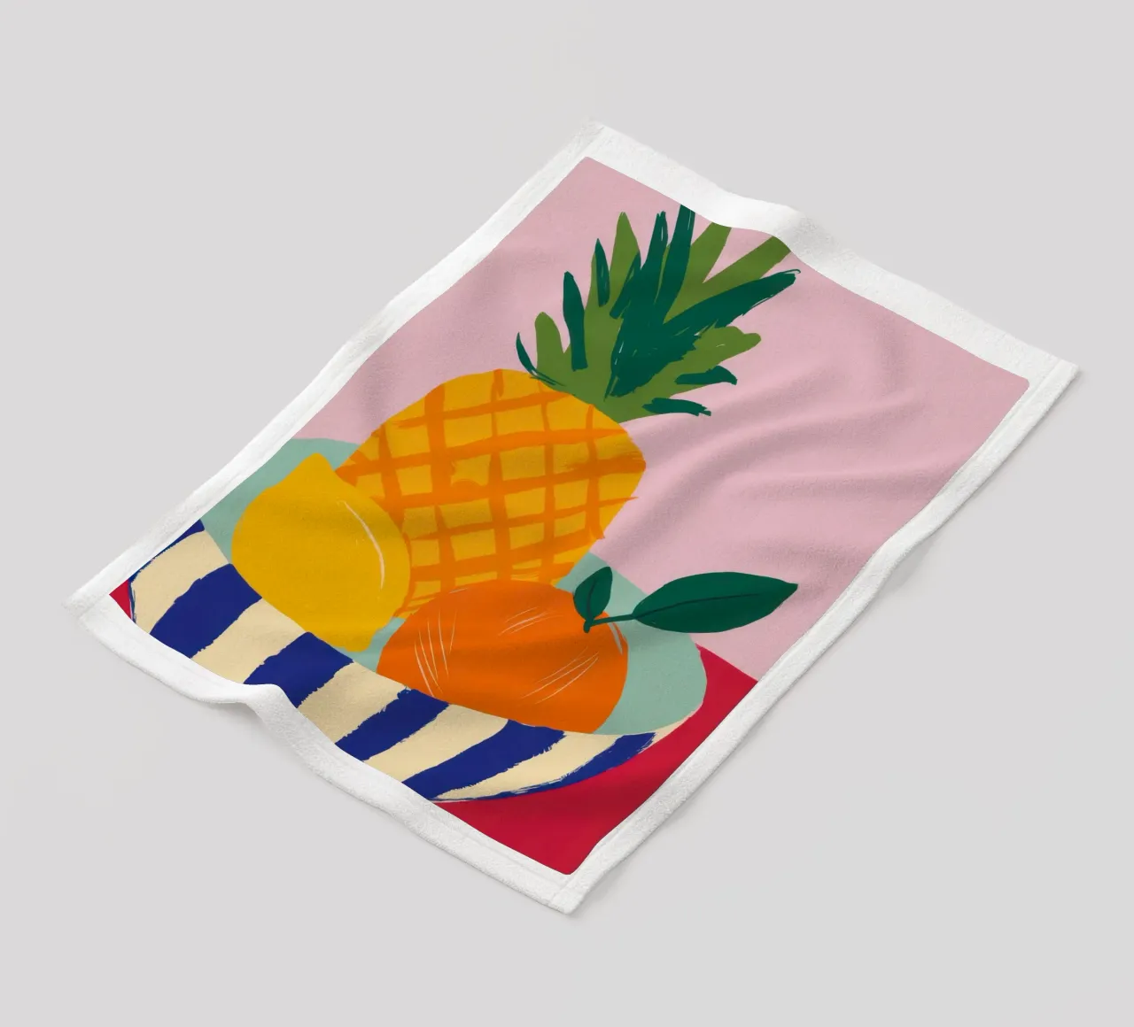 Armonia di frutta tropicale coperta in pile da Giant Foxs