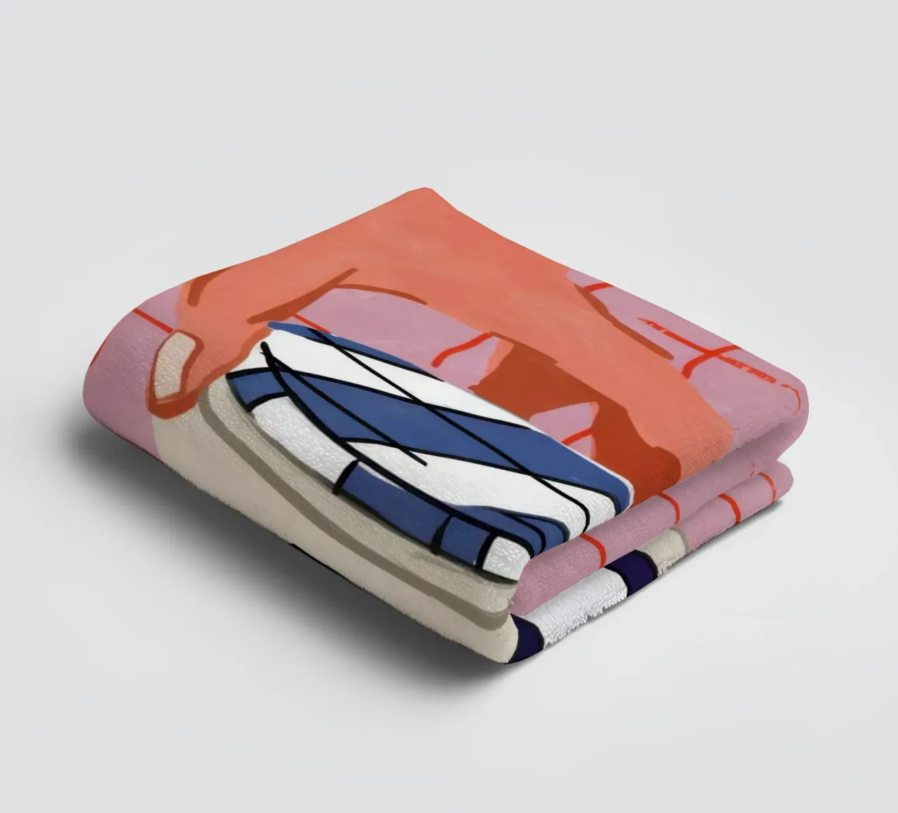 Spreading Jam on Toast towel by Flock Reverie