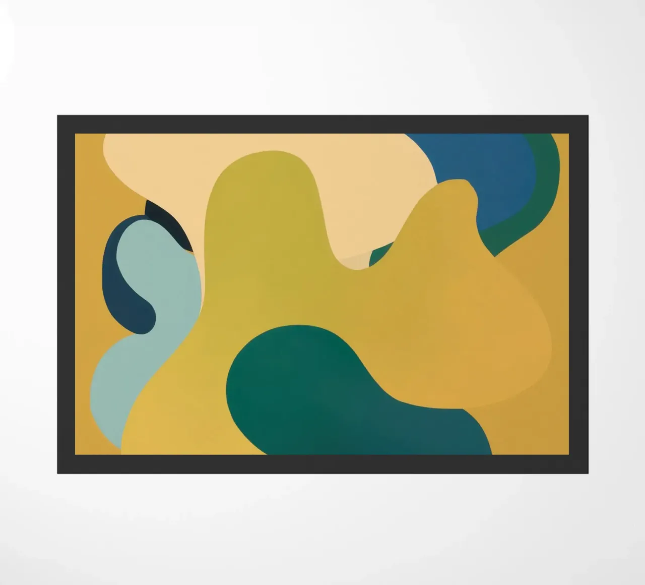 Mellow Liquid Forms doormat by Ink Pulse