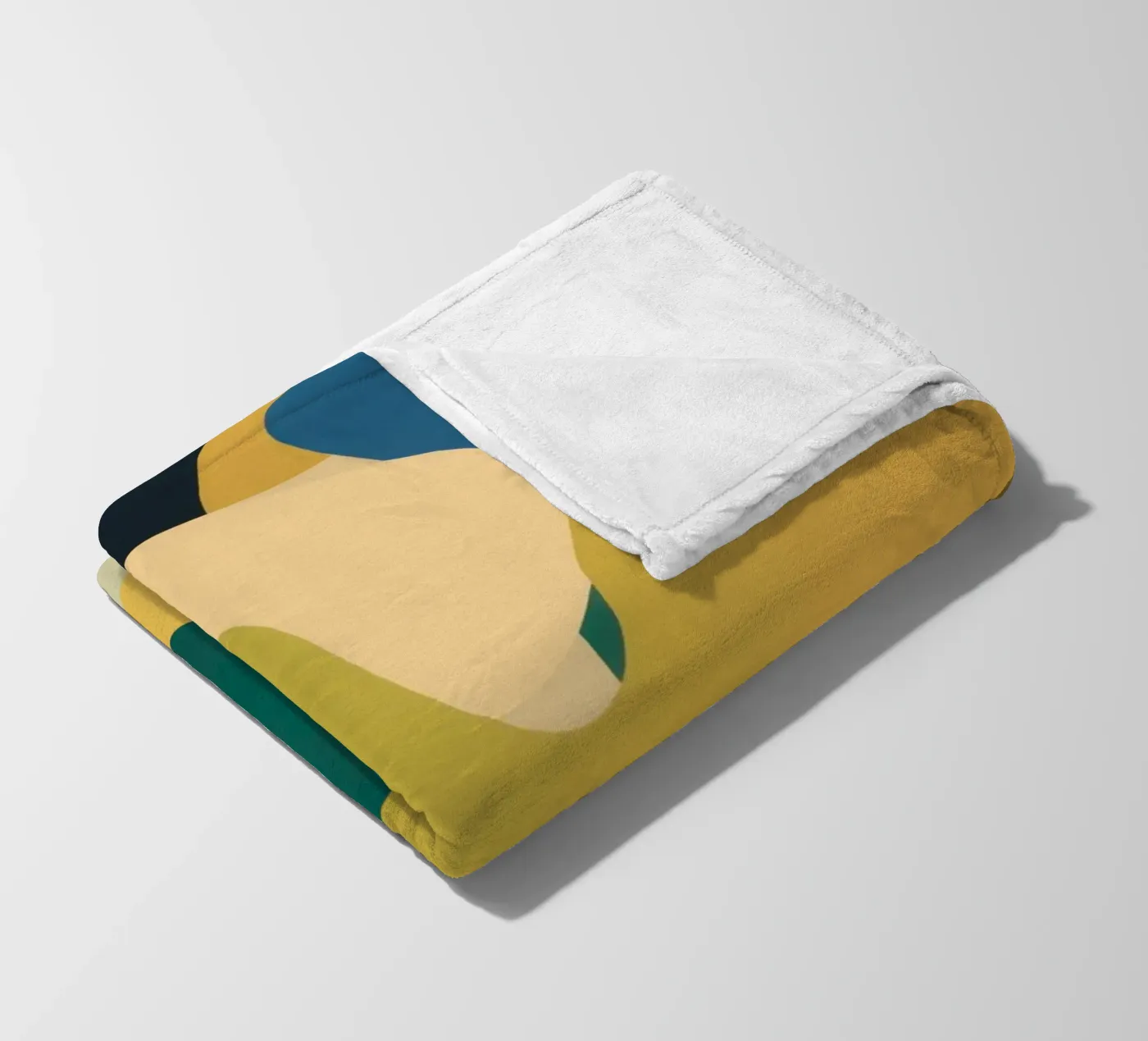 Mellow Liquid Forms fleece blanket by Ink Pulse