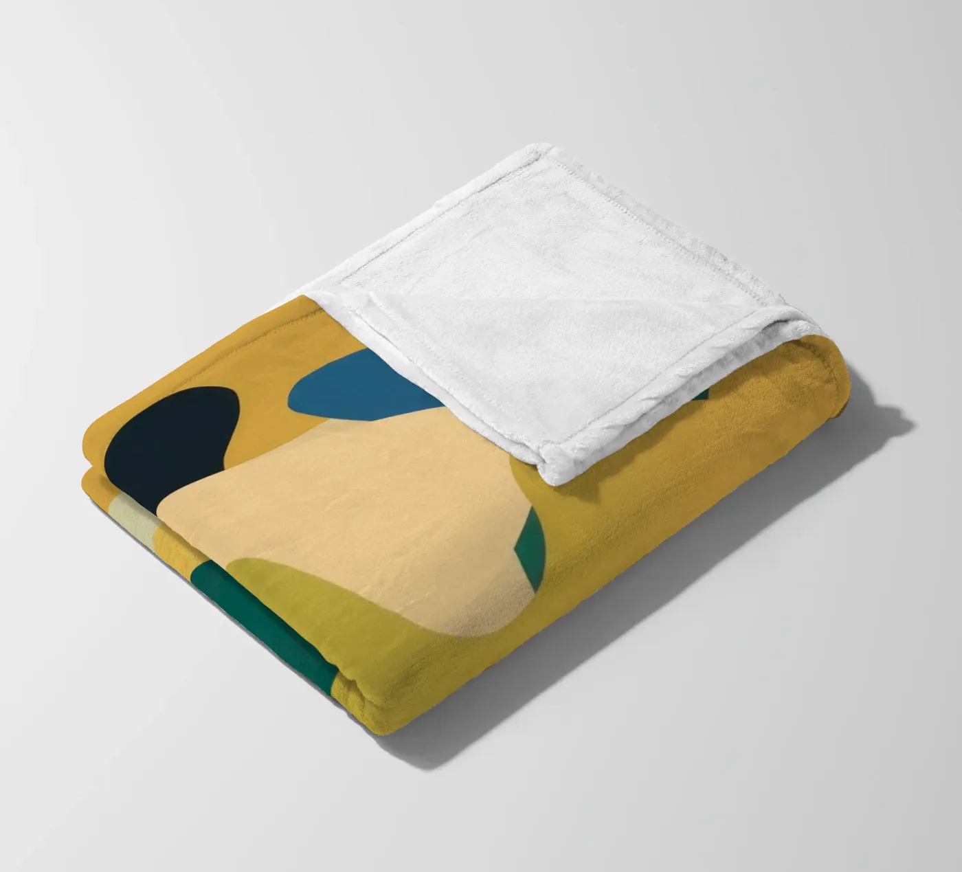 Mellow Liquid Forms fleece blanket by Ink Pulse