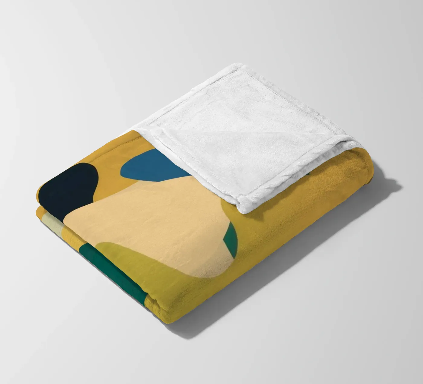 Mellow Liquid Forms fleece blanket by Ink Pulse