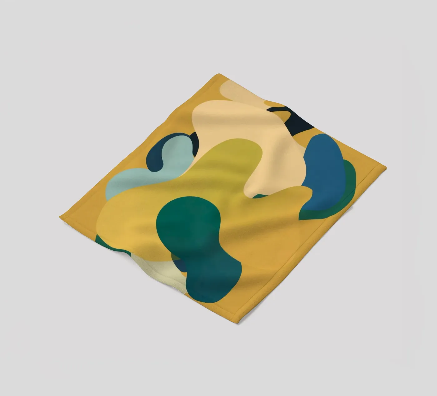 Mellow Liquid Forms fleece blanket by Ink Pulse