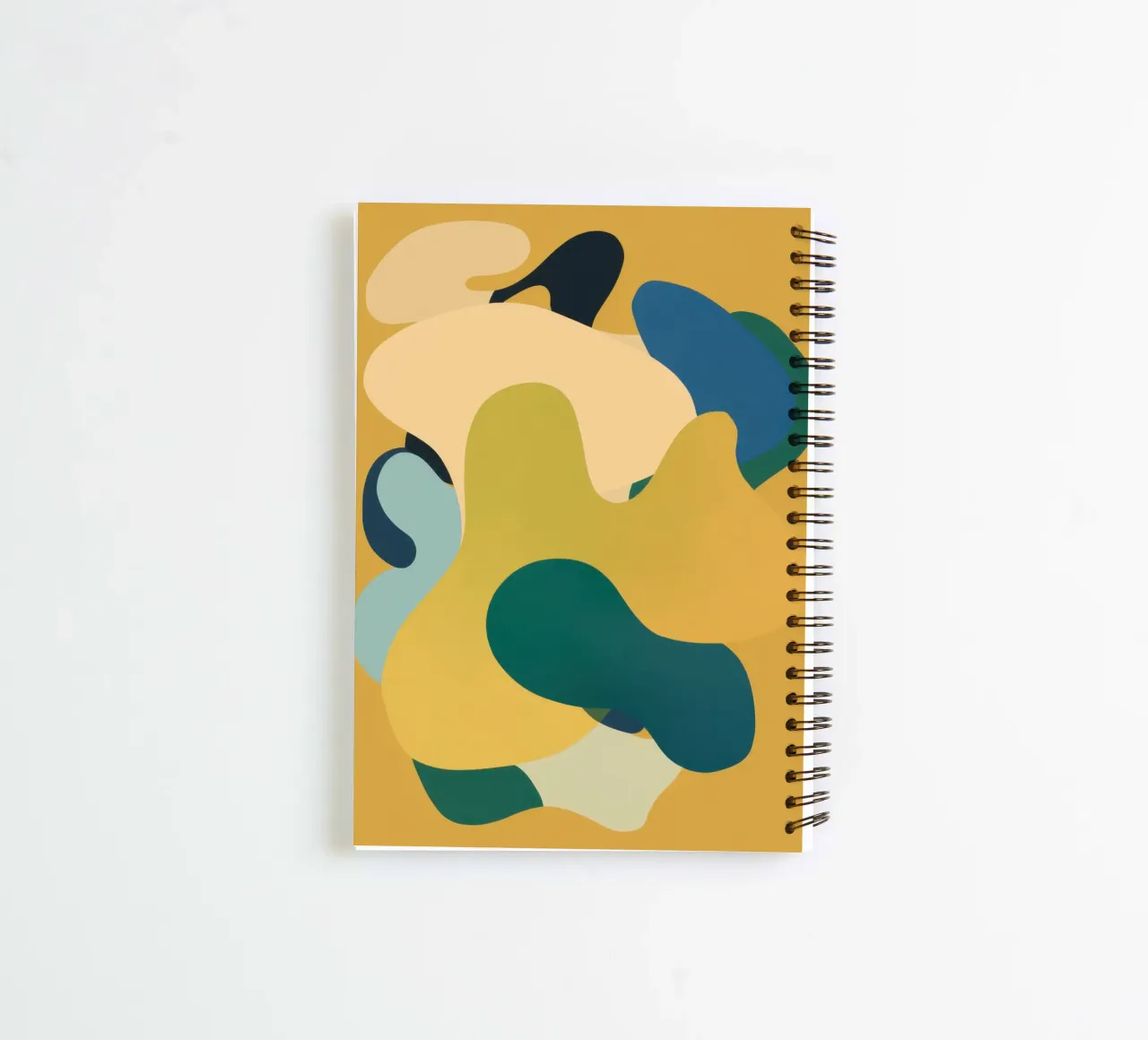 Mellow Liquid Forms spiral notebook by Ink Pulse