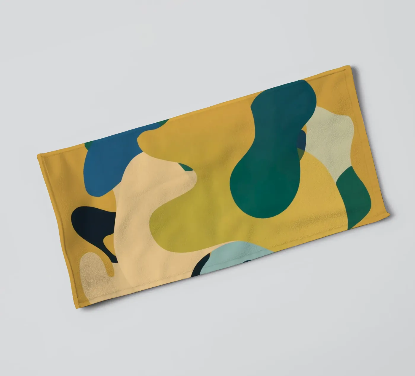 Mellow Vloeibare Vormen badhanddoek van Ink Pulse