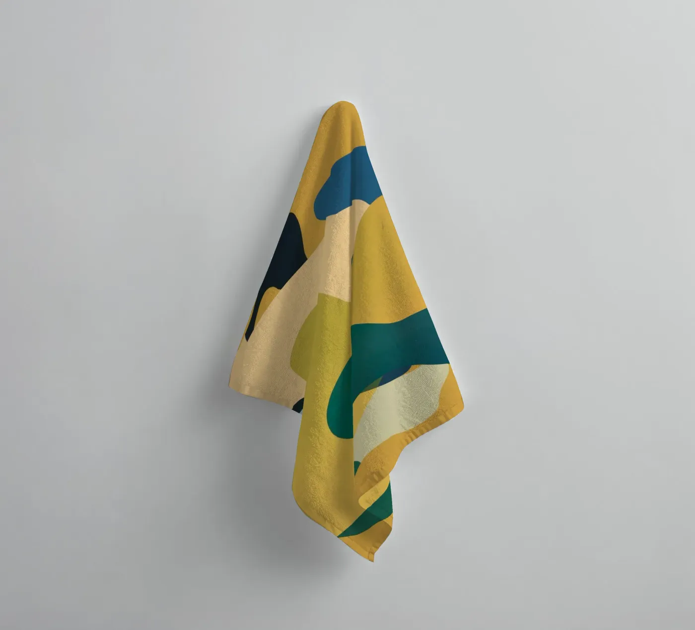 Mellow Vloeibare Vormen badhanddoek van Ink Pulse