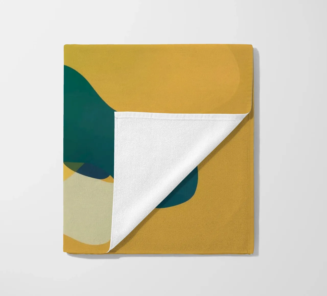 Mellow Liquid Forms beach towel by Ink Pulse