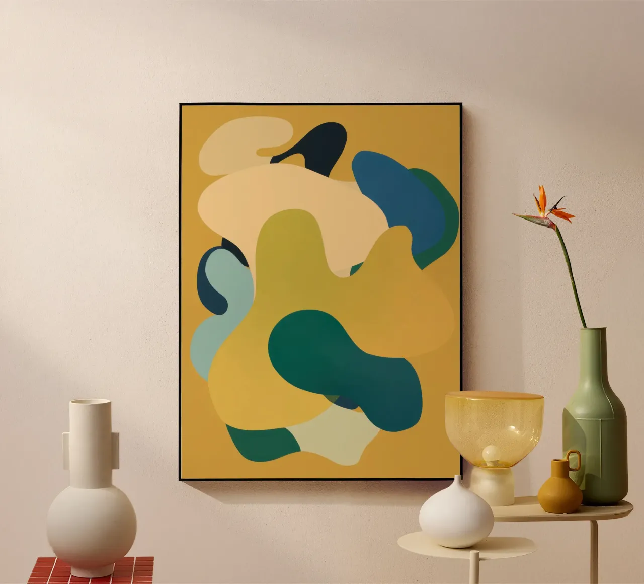 Mellow Liquid Forms Acryl-Glas von Ink Pulse