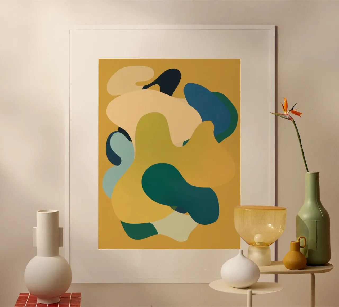 Mellow Liquid Forms poster by Ink Pulse