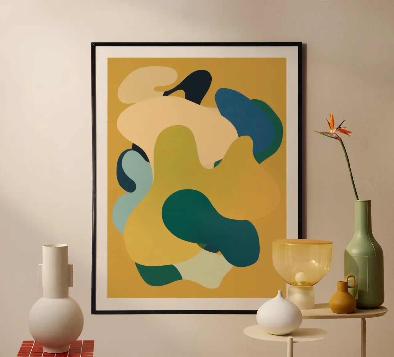 Mellow Liquid Forms poster by Ink Pulse