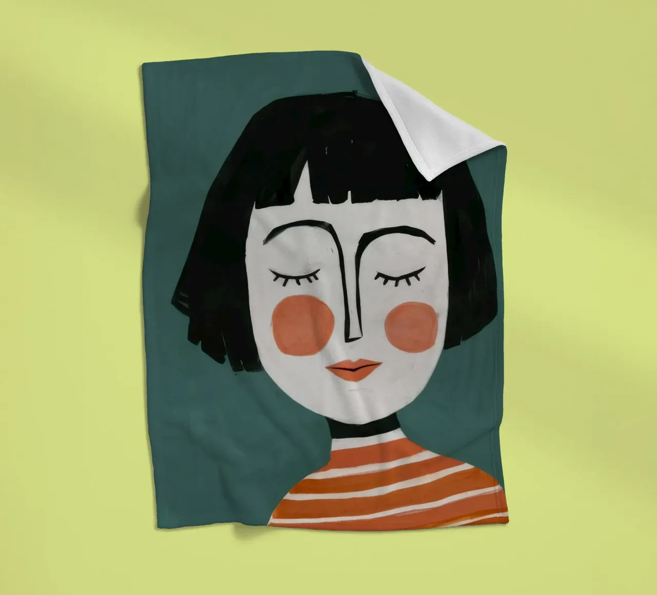 Anima serena a righe coperta in pile da Prism Ritual
