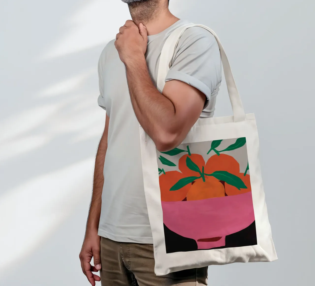 Agrumi rosati borsa in juta da Giant Foxs
