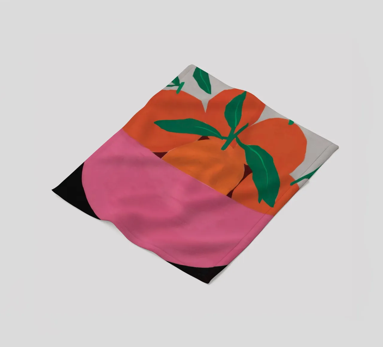 Bol d'agrumes rosé plaid polaire de Giant Foxs