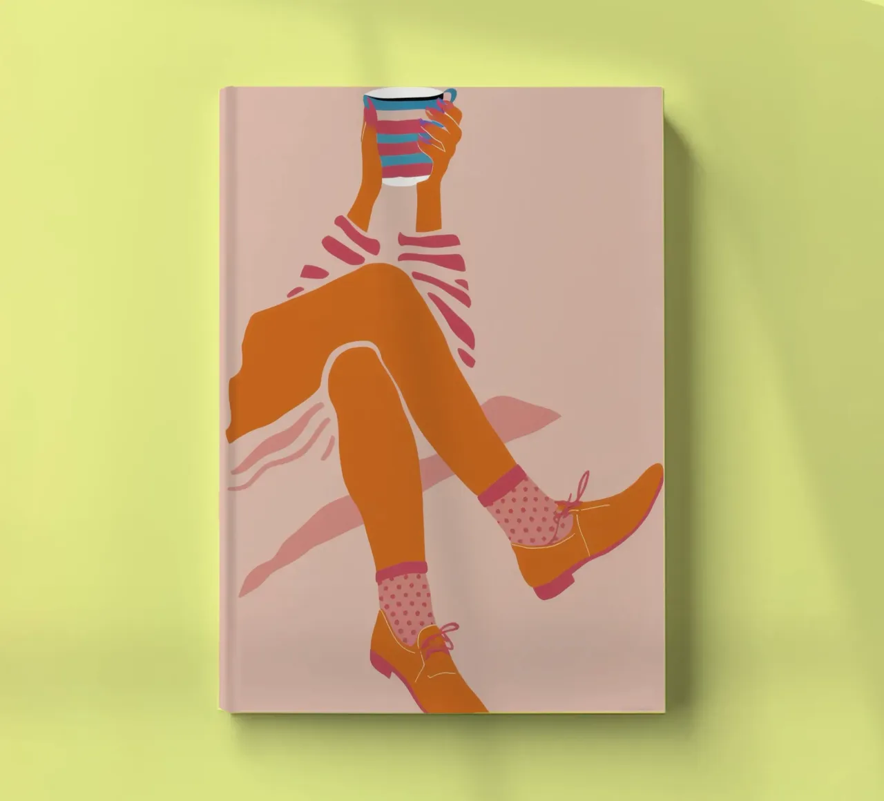 Striped Sock Leisure notebook by Prism Ritual