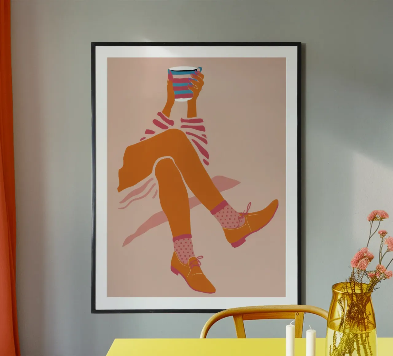 Striped Sock Leisure hahnemühle by Prism Ritual