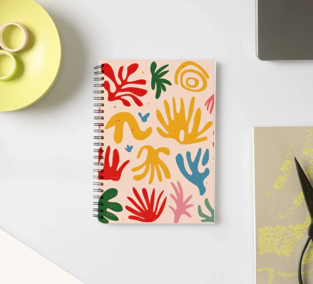 Maraoui Joyful Dance spiral notebook by Prism Ritual