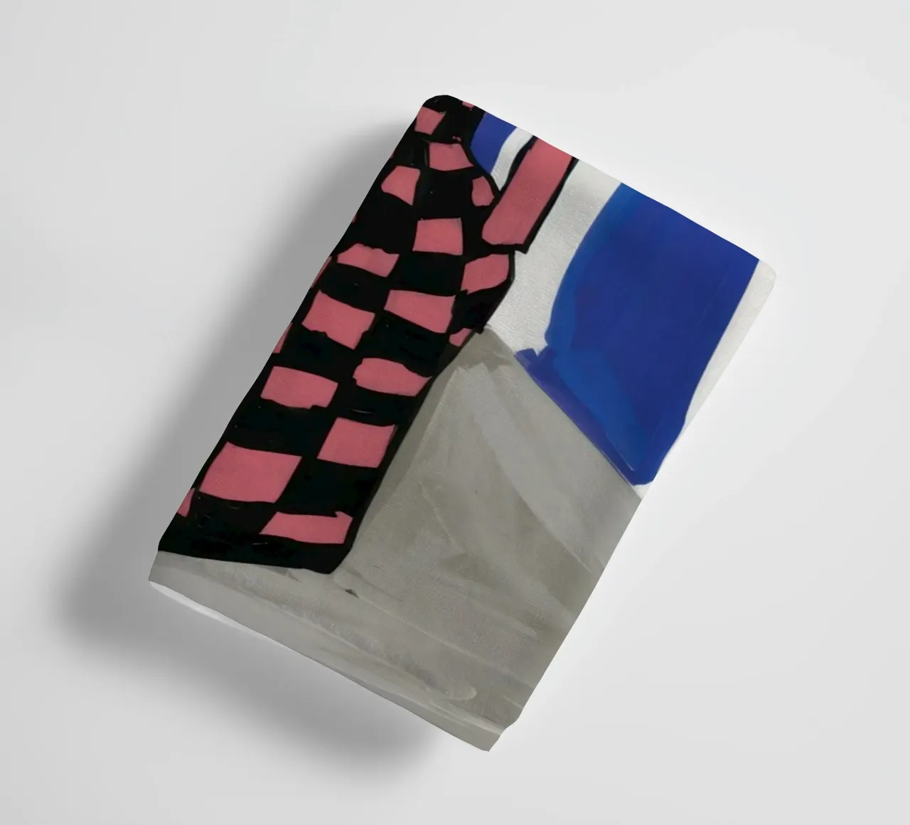Tulips in Checkers towel by Ink Pulse