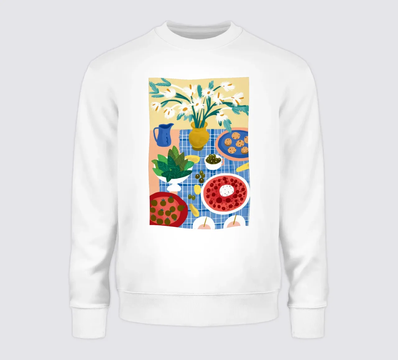 Eclectic Table of Joy sweatshirt by Flock Reverie
