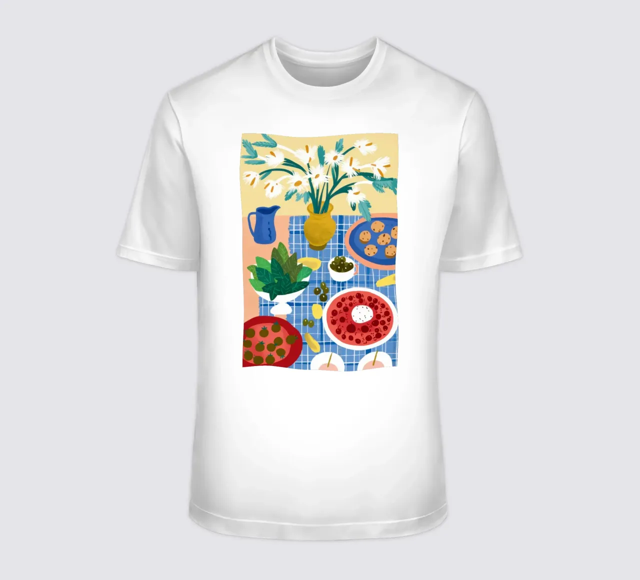 Eclectic Table of Joy t-shirt by Flock Reverie