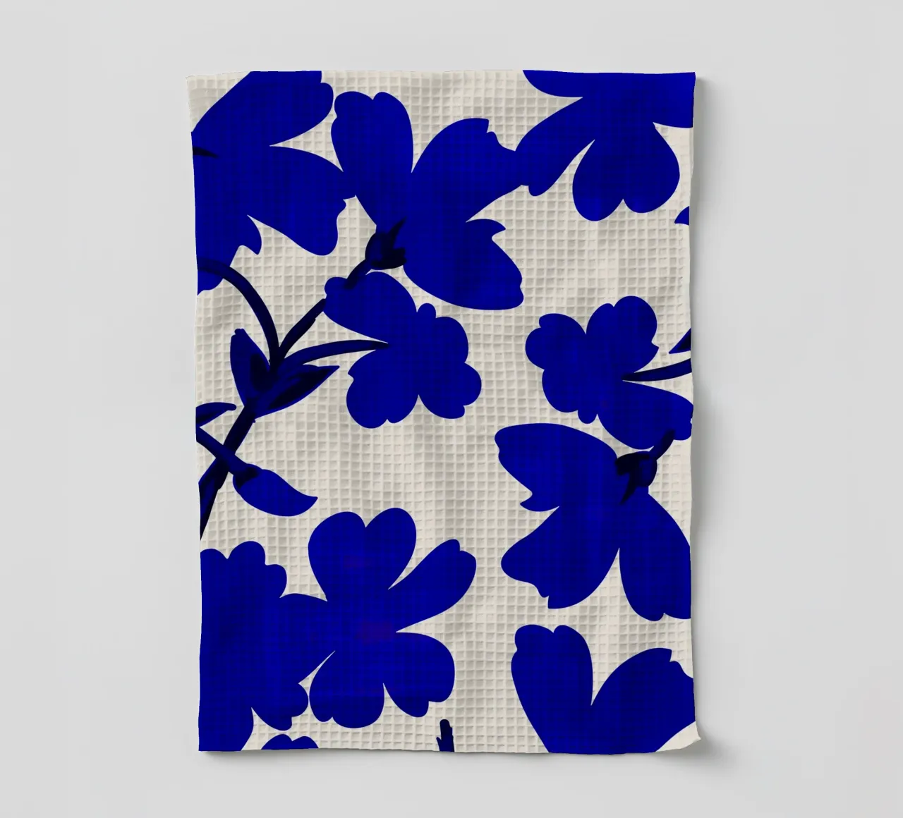 Fiori blu canovaccio da cucina da ThingDesign