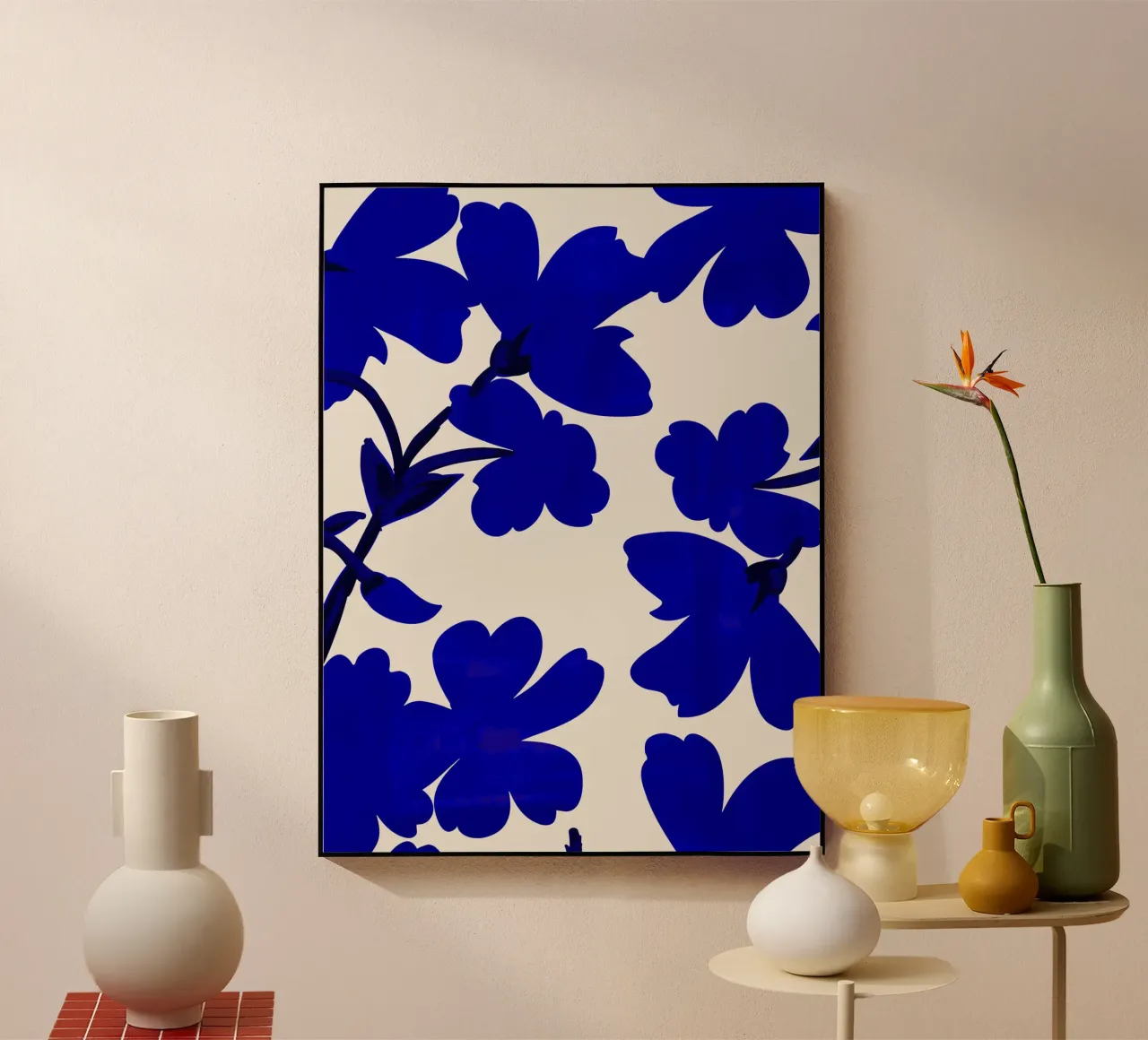 Fiori blu plexiglass da ThingDesign