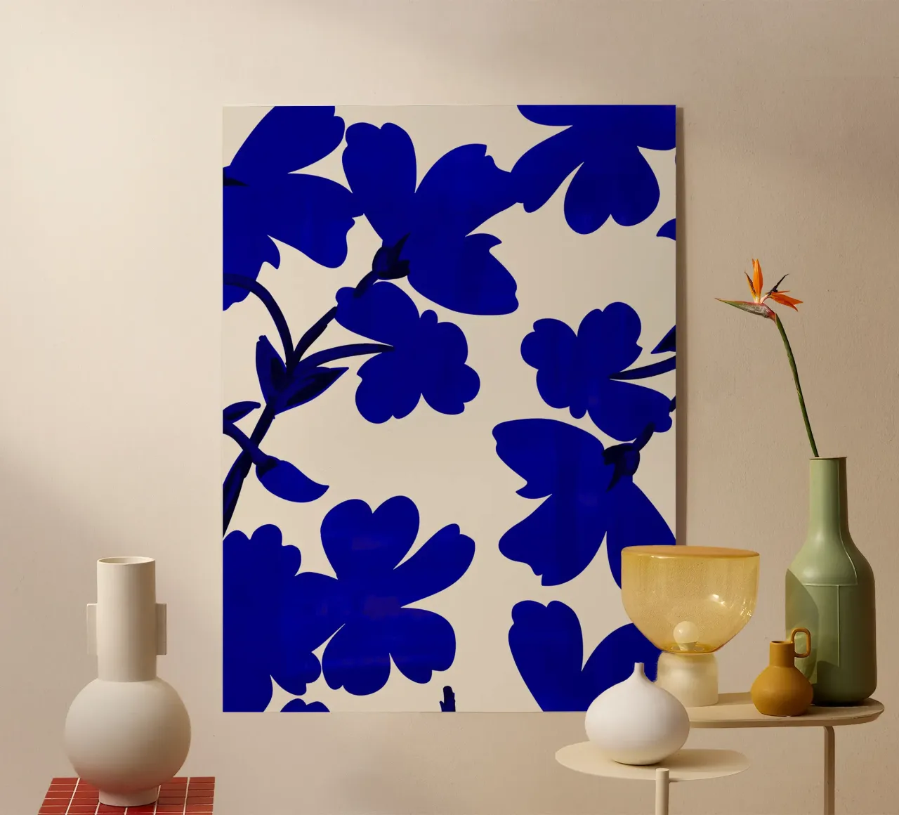 Fiori blu plexiglass da ThingDesign