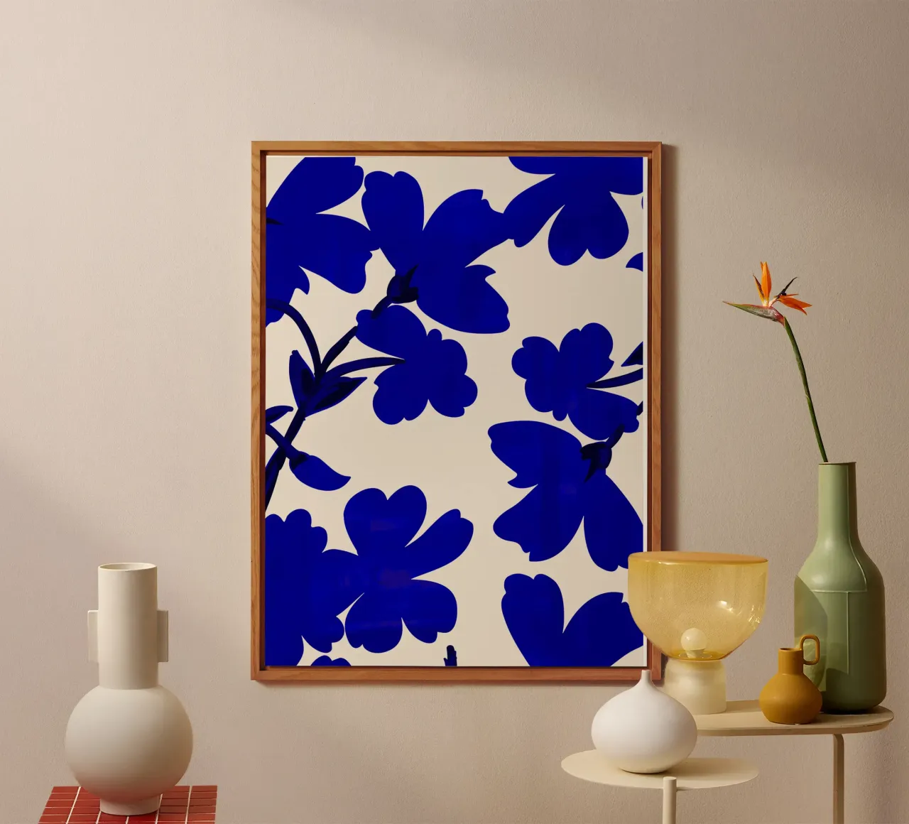 Fiori blu alluminio dibond da ThingDesign