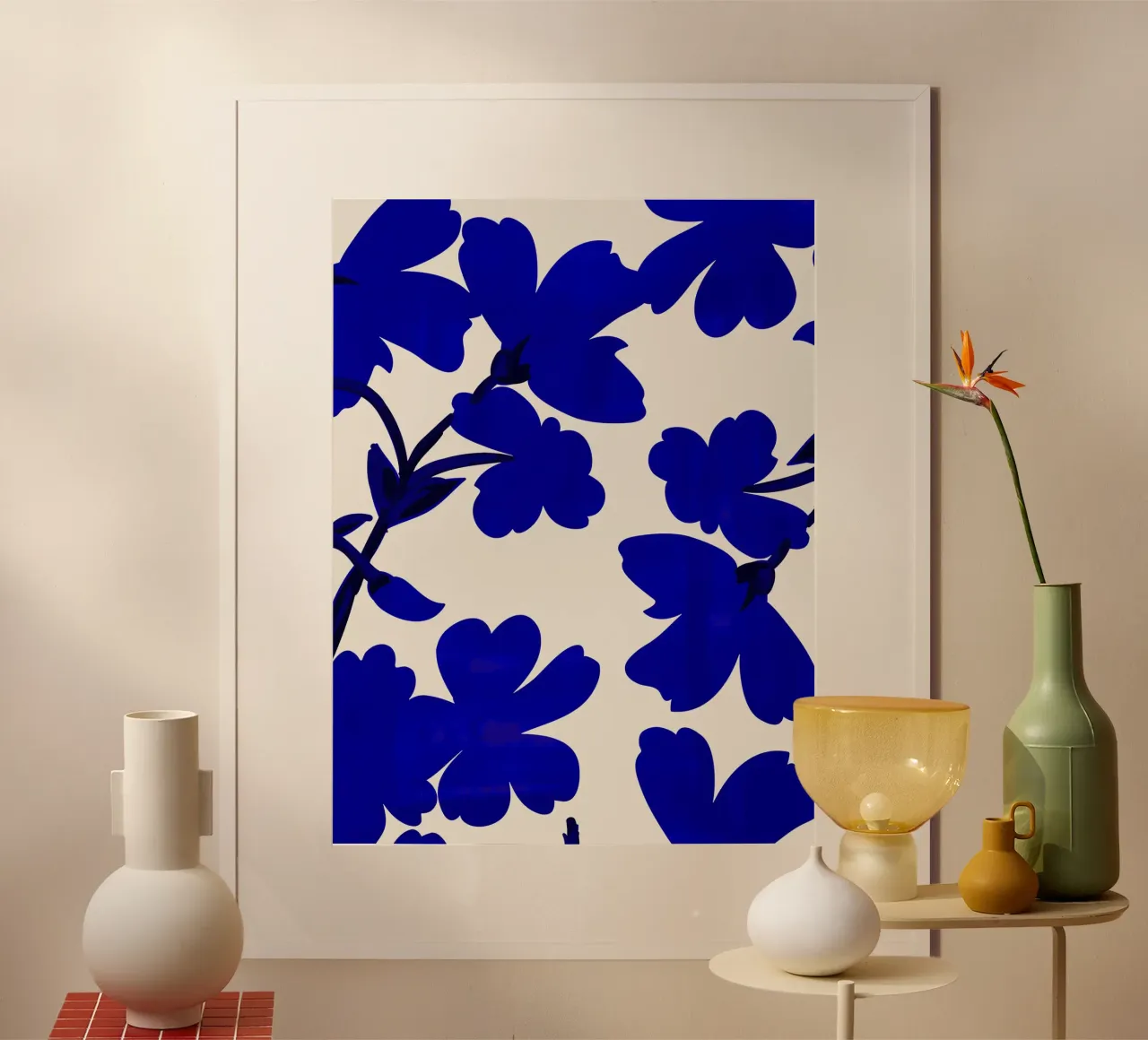 Fiori blu poster da ThingDesign
