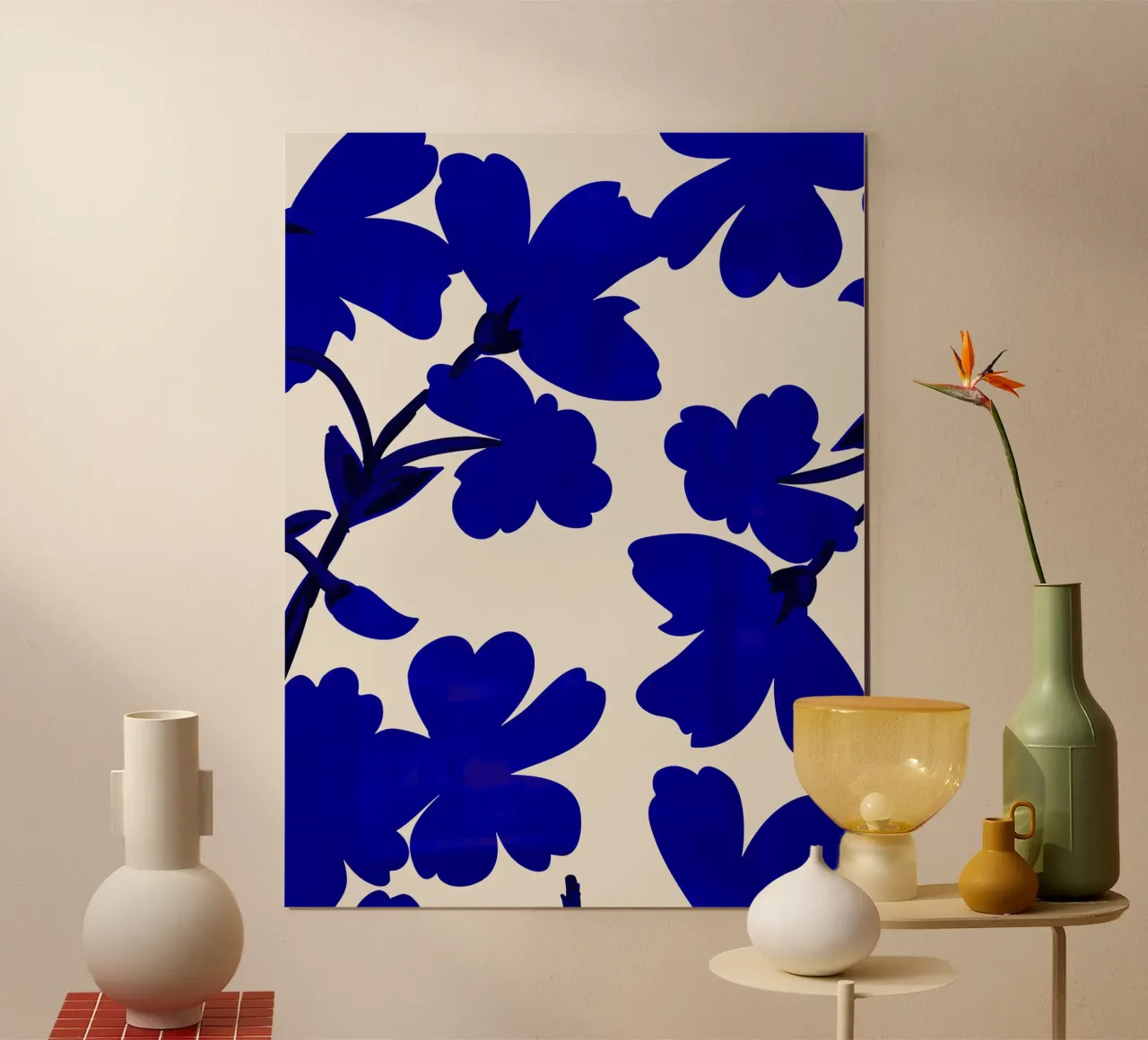 Fiori blu poster da ThingDesign
