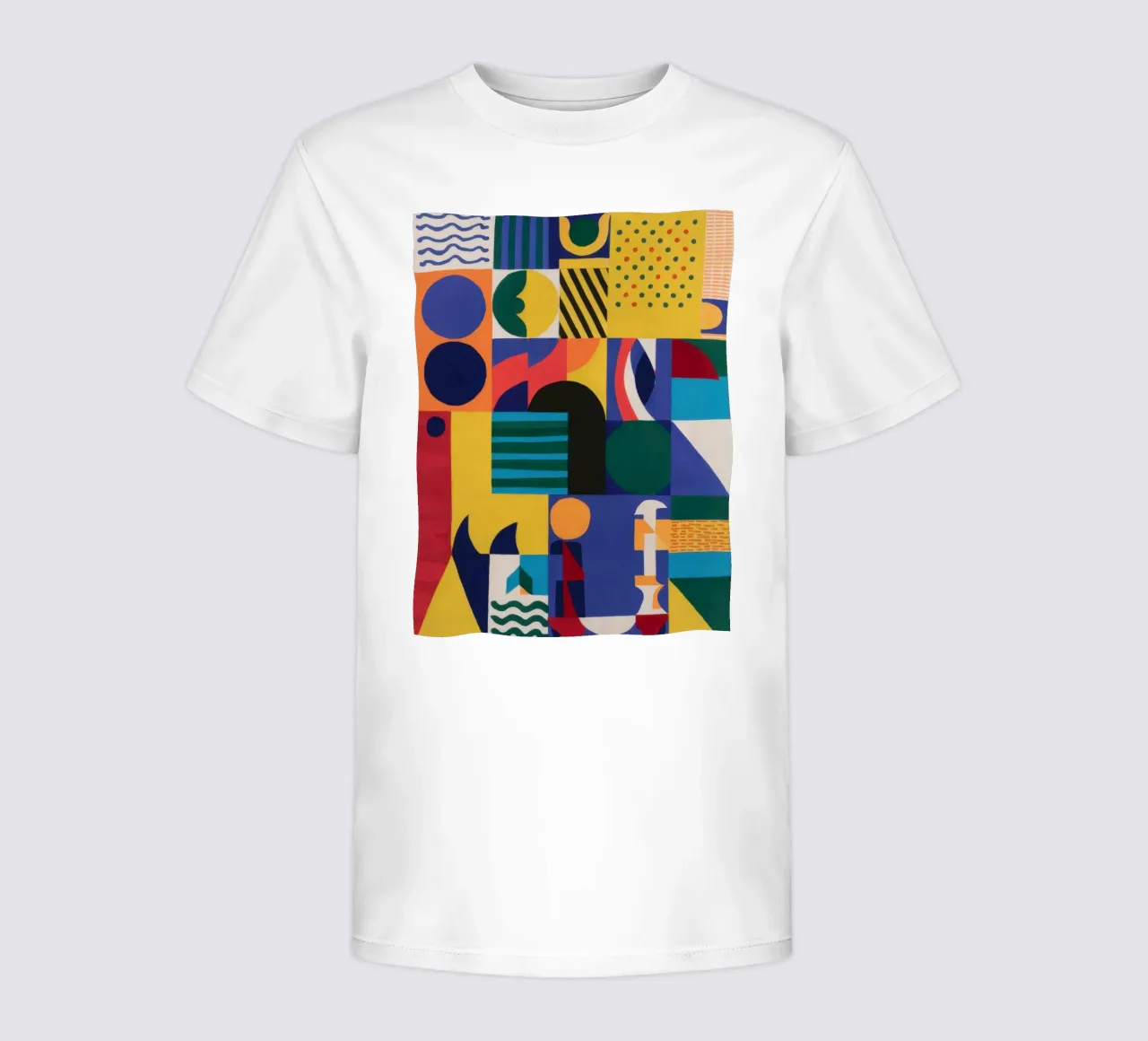 Geometric Joyride kids t-shirt by Ink Pulse