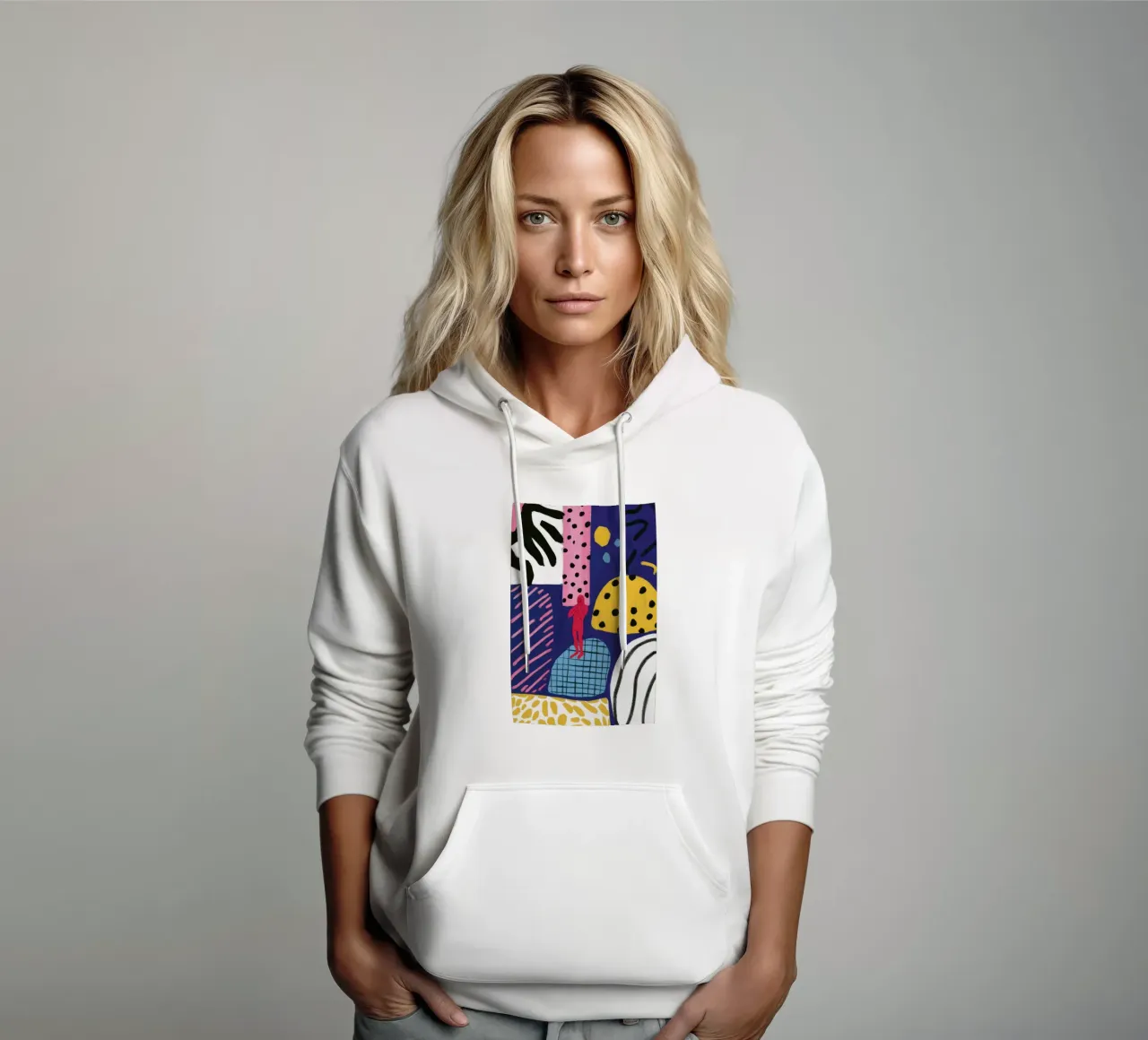 Gioco patchwork Boho felpa con cappuccio da Prism Ritual