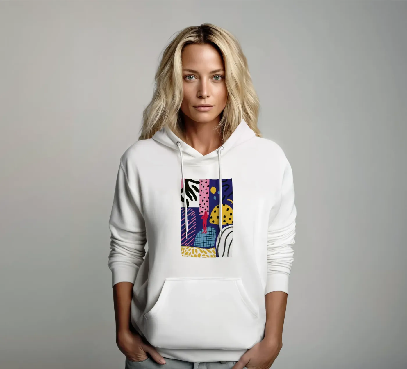 Gioco patchwork Boho felpa con cappuccio da Prism Ritual