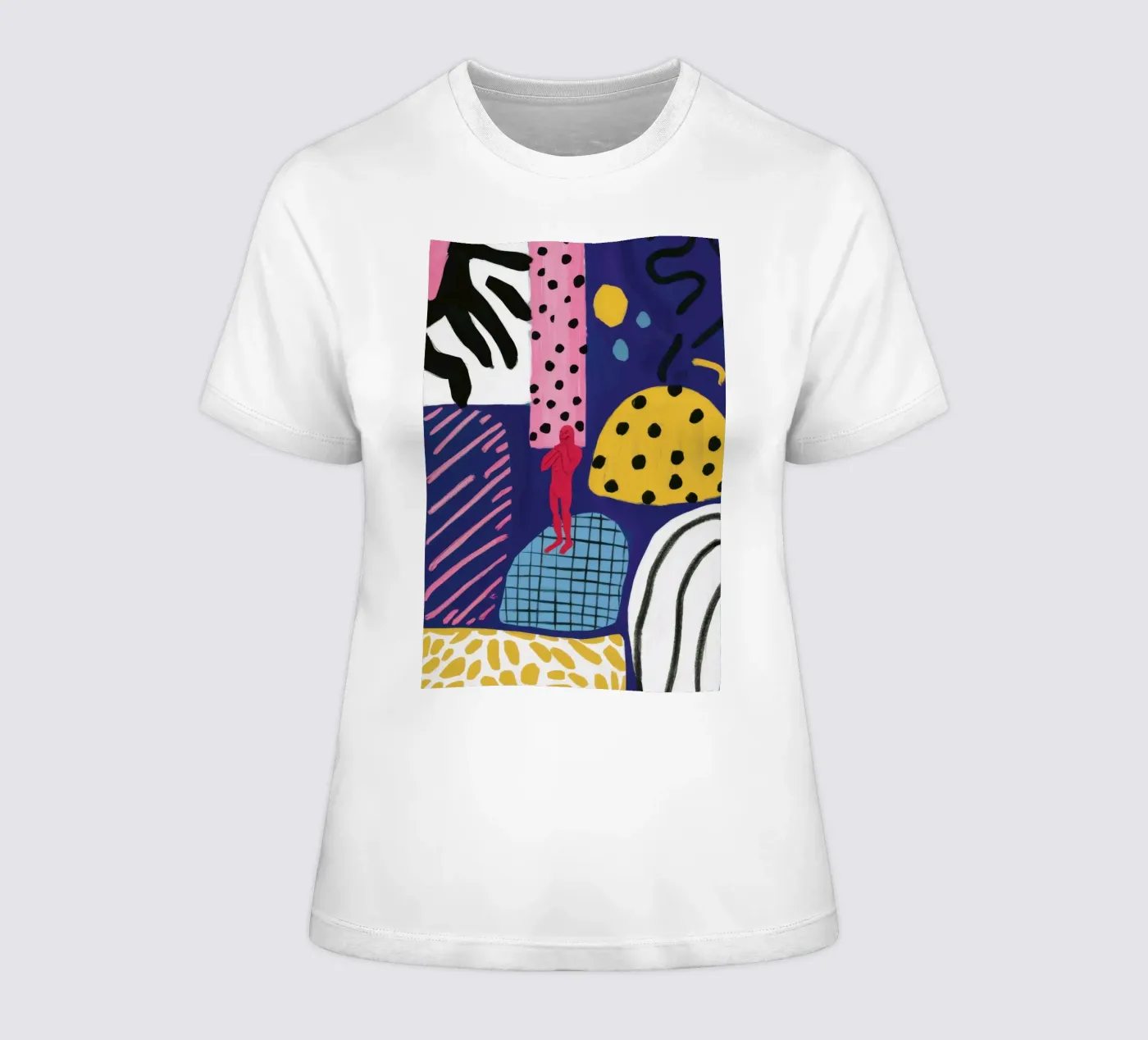 Gioco patchwork Boho t-shirt da donna da Prism Ritual