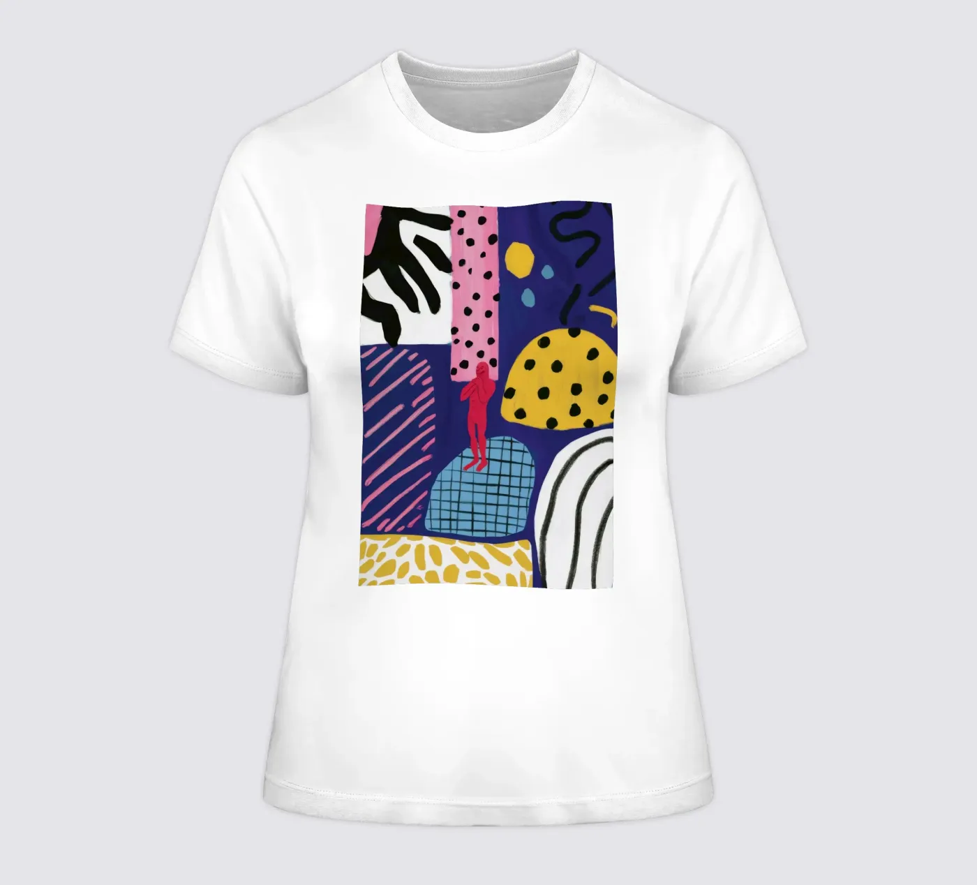 Gioco patchwork Boho t-shirt da donna da Prism Ritual