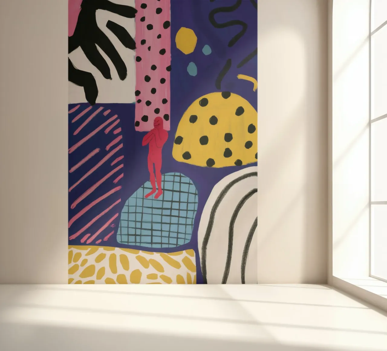 Boho patchwork spel fotobehang van Prism Ritual