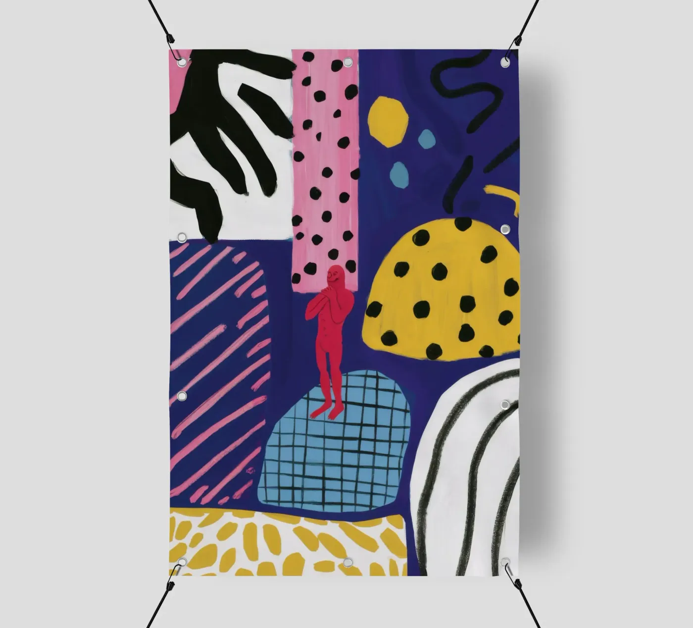 Boho Patchwork Play PVC Plane von Prism Ritual