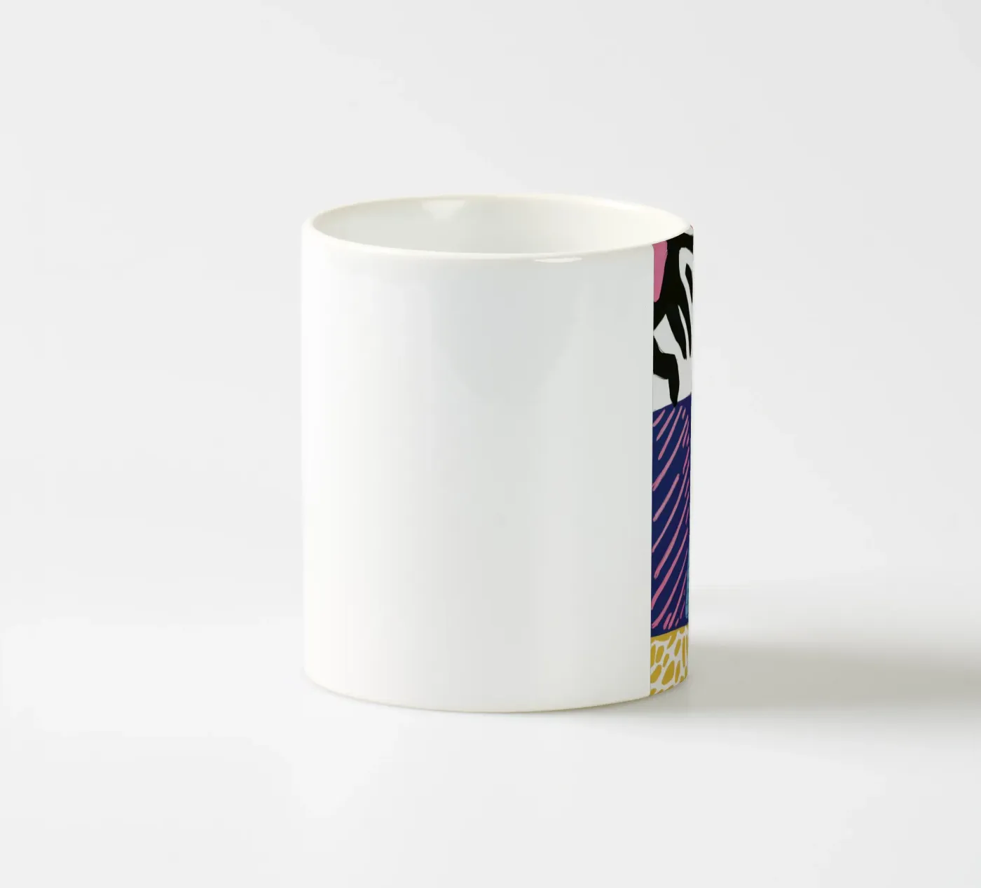 Boho Patchwork Play ceramic mug by Prism Ritual
