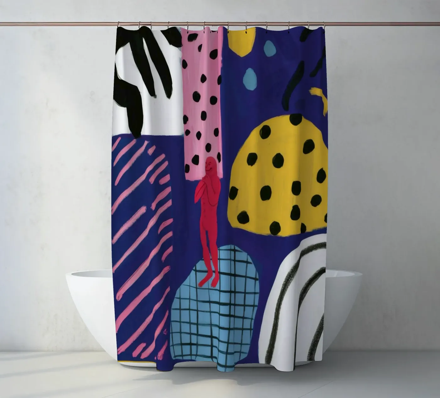 Boho Patchwork Play douchegordijn van Prism Ritual