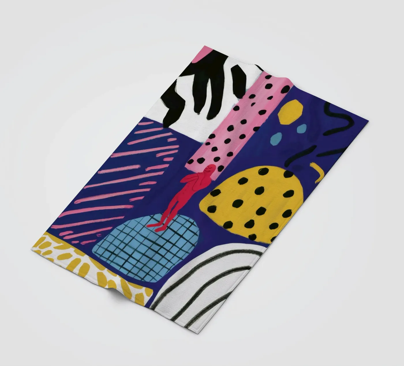 Boho Patchwork Play Fleecedecke von Prism Ritual