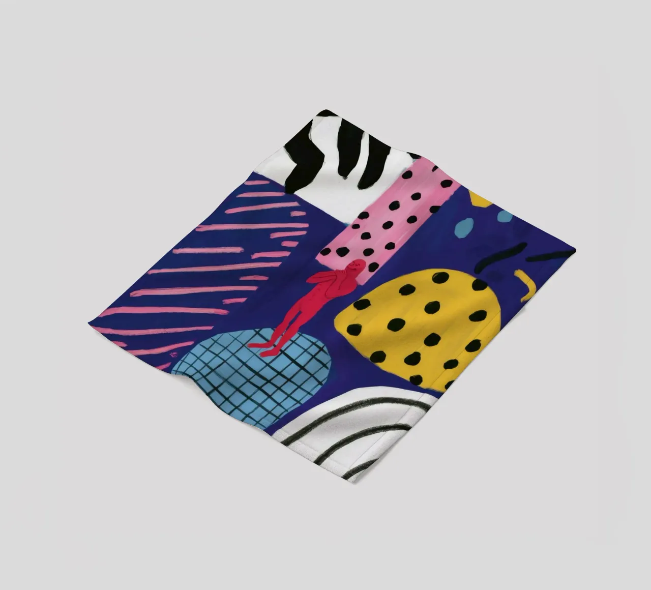 Boho patchwork spel fleecedeken van Prism Ritual