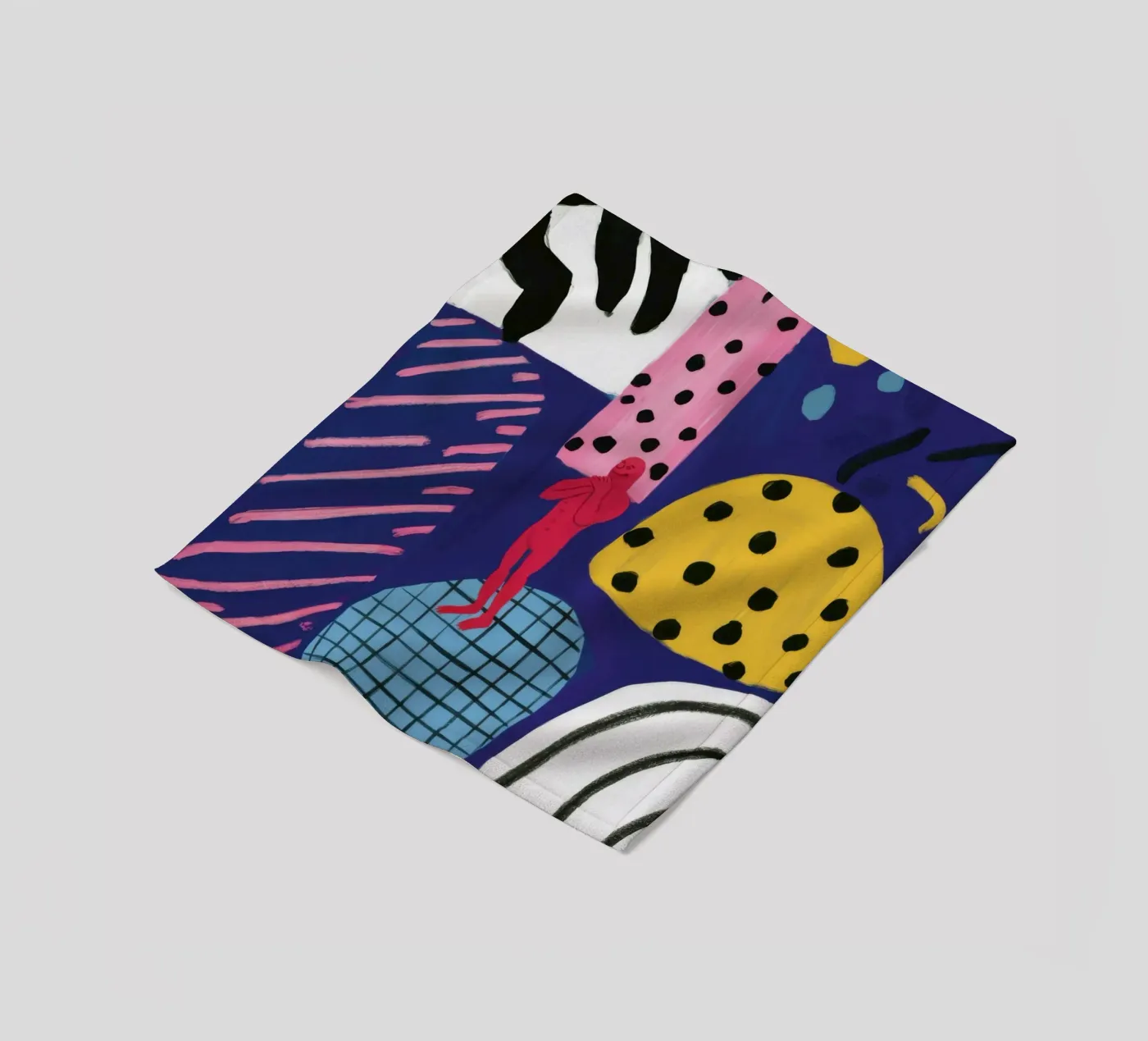 Boho Patchwork Play Fleecedecke von Prism Ritual