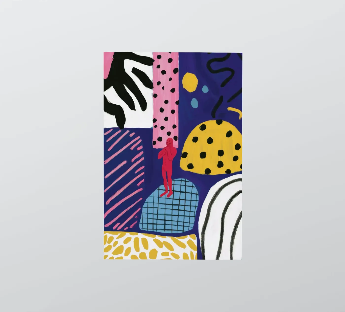 Boho-Patchwork-Spiel Sticker von Prism Ritual