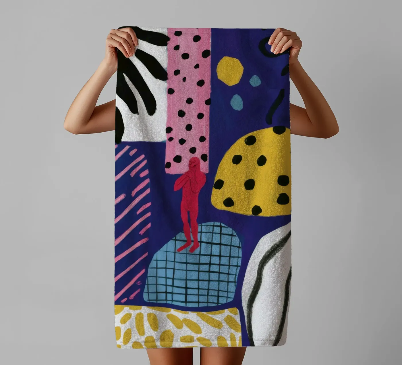 Boho-Patchwork-Spiel Handtuch von Prism Ritual