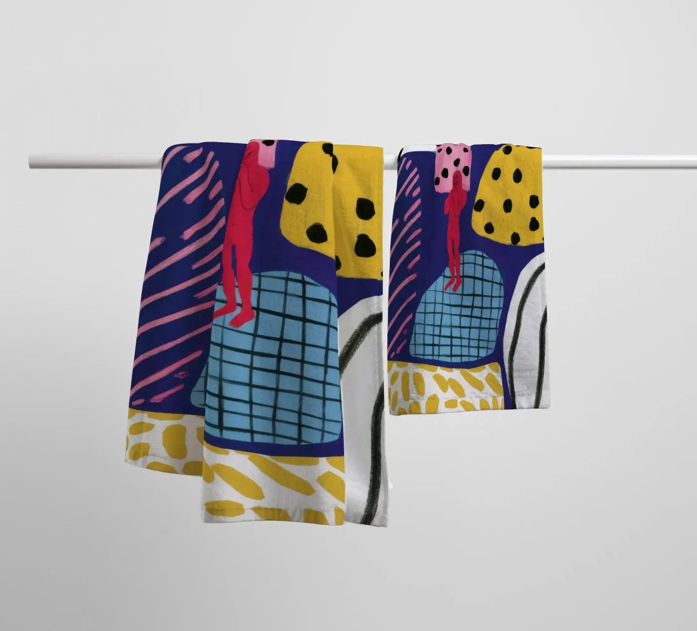 Boho-Patchwork-Spiel Handtuch von Prism Ritual