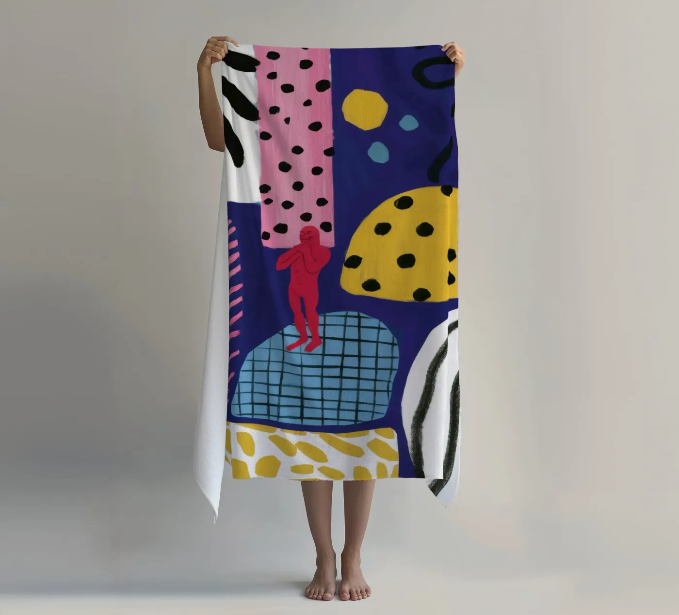 Boho Patchwork Play Strandtuch von Prism Ritual